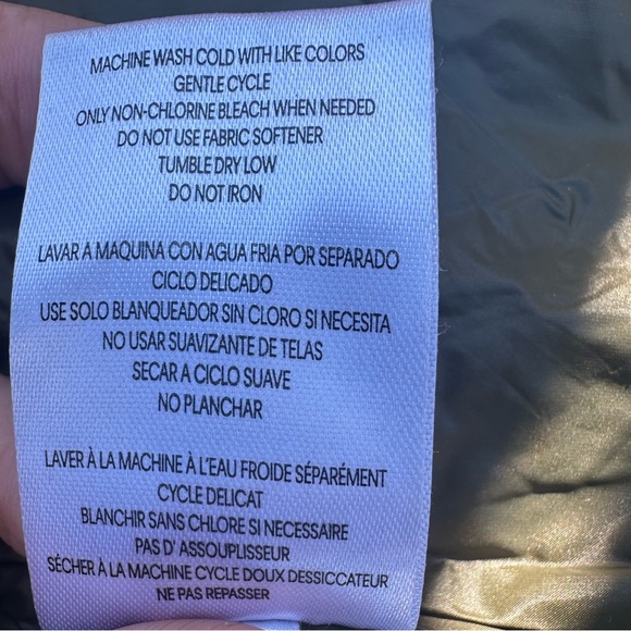 Calvin Klein Quilted Long Coat with Hood - Size Large - Picture 7 of 9